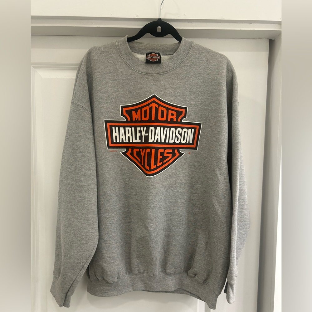 Harley-Davidson Gray Crewneck Sweater